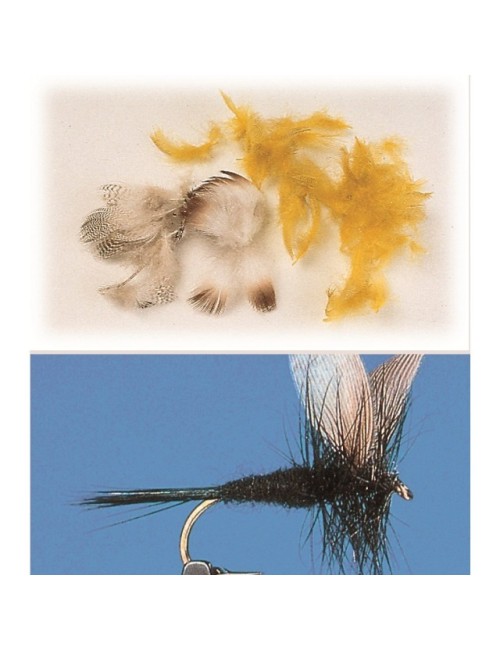 Plumas de pecho de pato