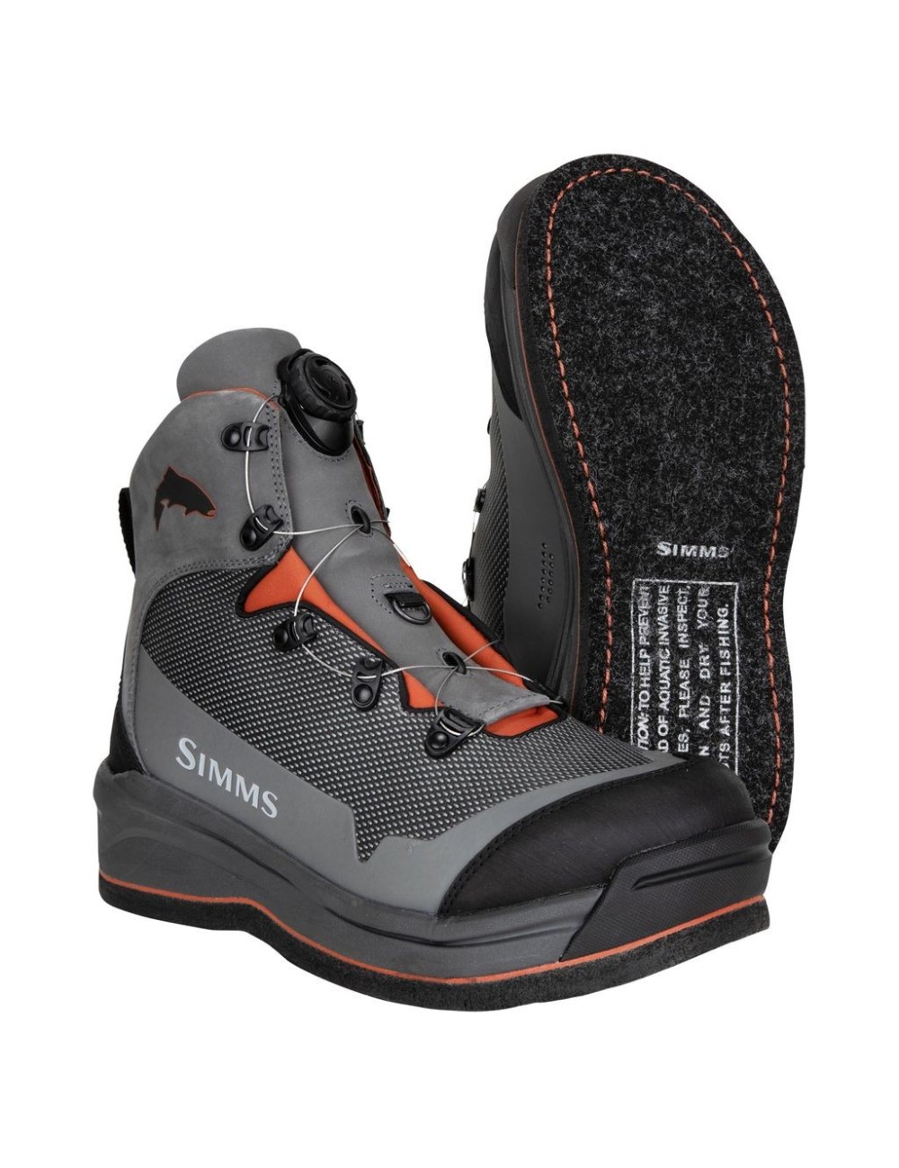 Botas Simms Guide Boa Fieltro Slate