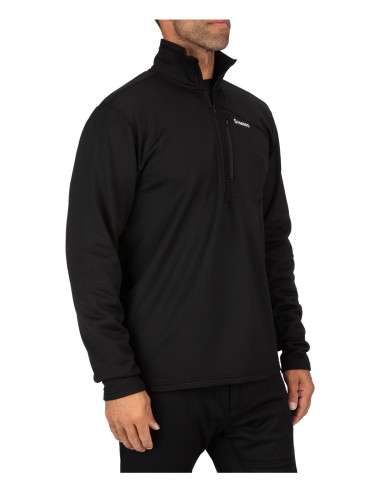 Jersey Simms THERMAL 1/4 BLACK