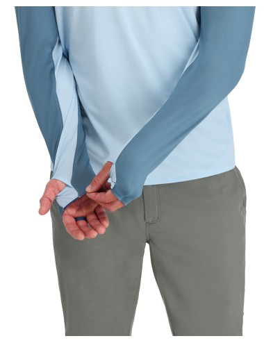 Camiseta Simms BugStopper Solarflex Sky Neptune