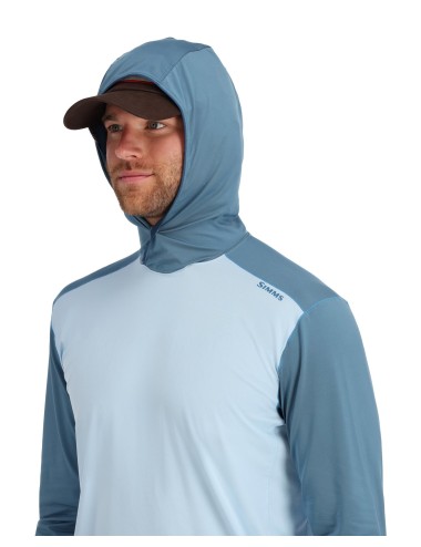 Camiseta Simms BugStopper Solarflex Sky Neptune