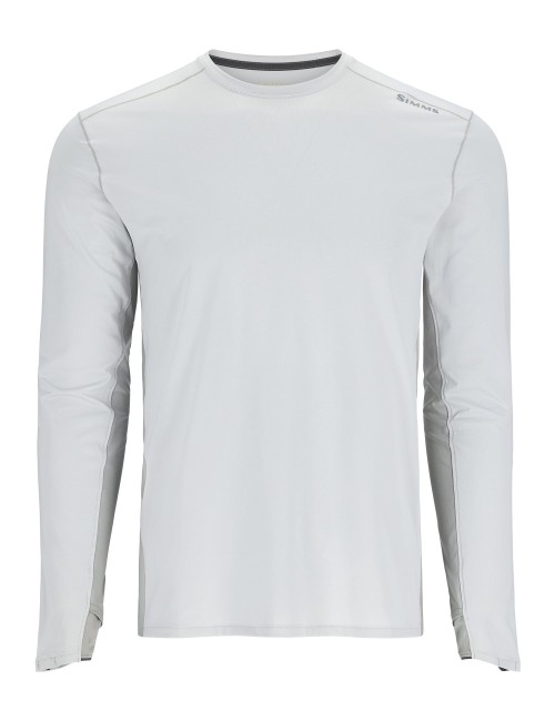 Camiseta Simms Solarflex Crew Sterling Cinder
