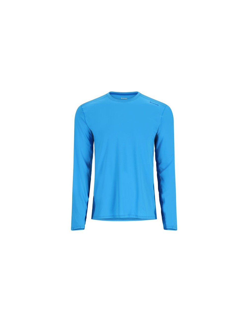 Camiseta Simms Solarflex Crew Seaport Bright Blue