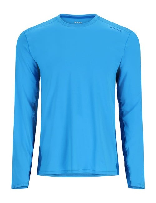 Camiseta Simms Solarflex Crew Seaport Bright Blue