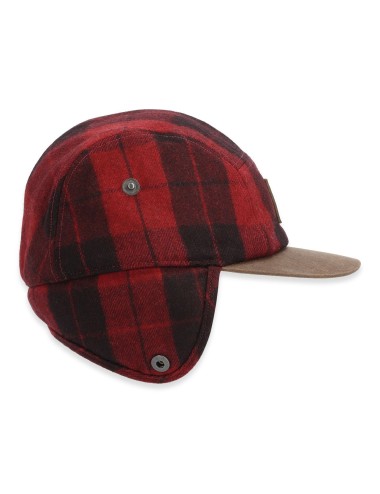 Visera Simms Coldweather Cap Red Buffalo Plaid