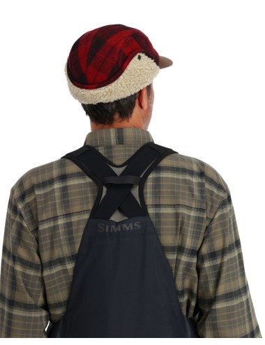 Visera Simms Coldweather Cap Red Buffalo Plaid