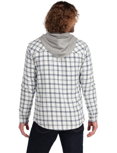 Camisa Simms Flannel Hoody Navy/Sterling Camp
